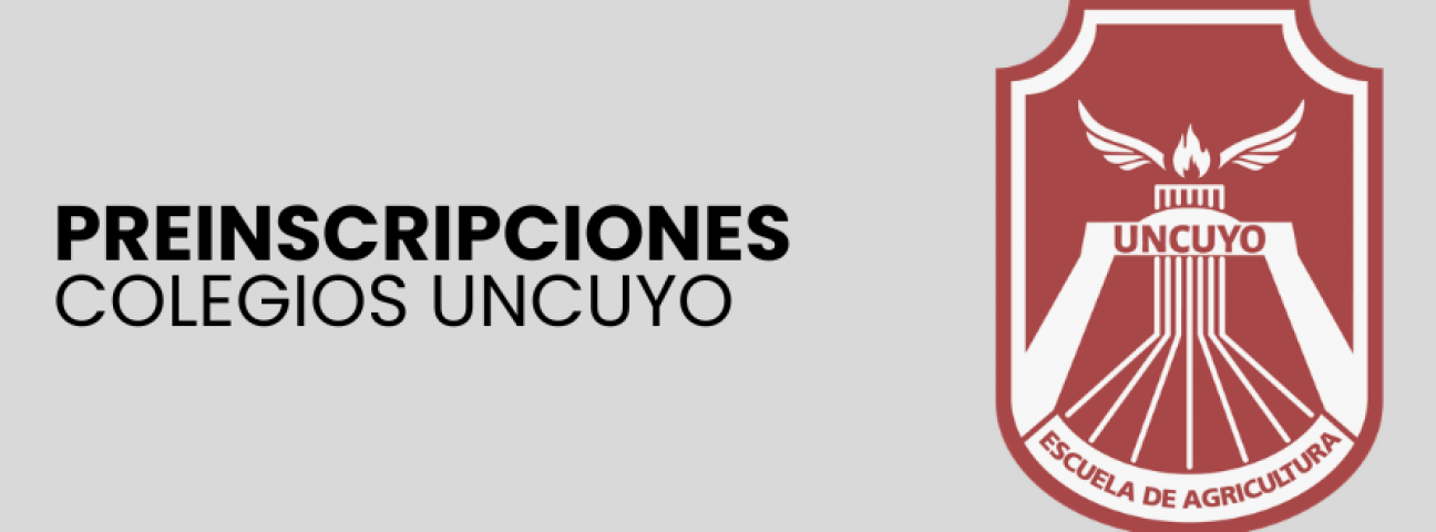 imagen Preinscripciones a colegios UNCUYO