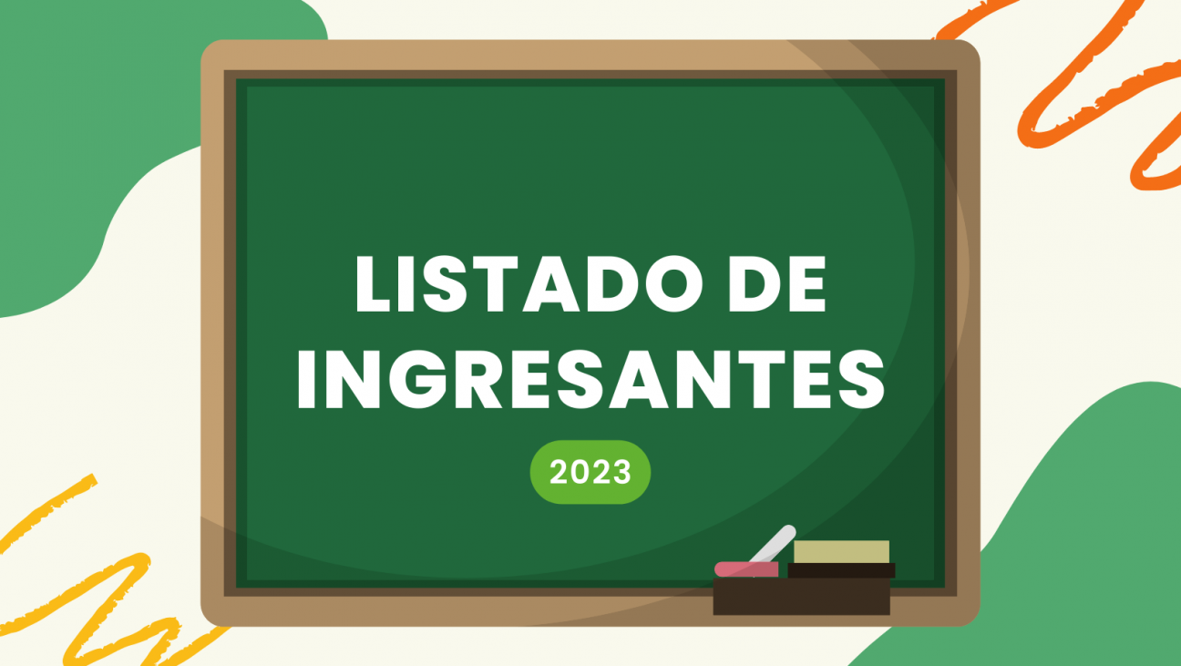 imagen Listado de ingresantes a 1° año del Ciclo Lectivo 2023